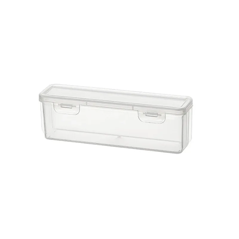 【B】Travel Portable Cosmetic Brush Storage Box Small Transparent Dust Cover For Powder Blusher Brush Eyeshadow Eyebrow Brushes