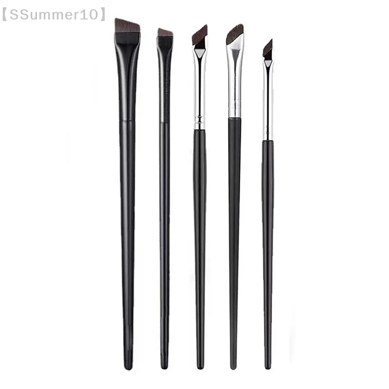 【SSummer10】Brow Contour Makeup Brushes Eyebrow Eyeliner Brush Professional Super Thin Angled Liner Eye Brush Make Up Tools【SS】
