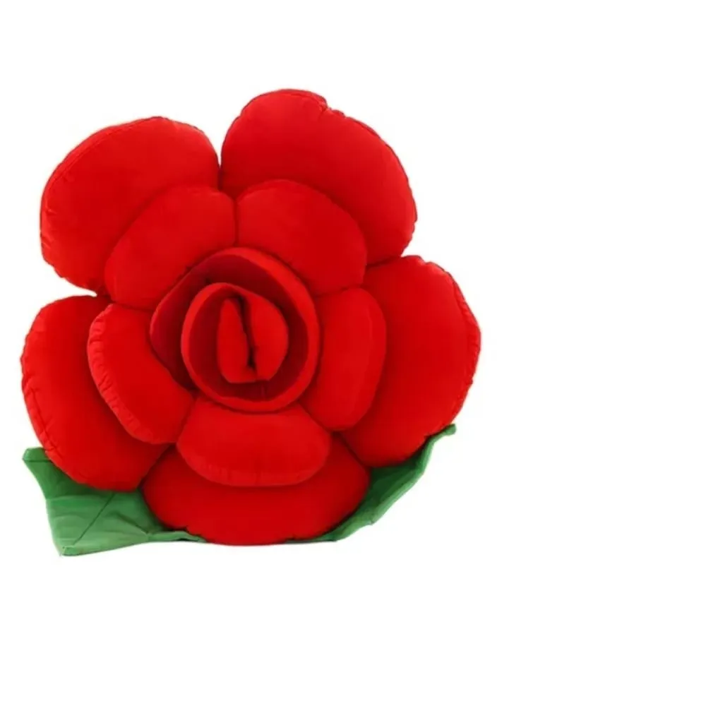 New Large Rose Shaped Pillow Plush Colorful Sofa Flower Cushion Simulated Car Interior Cushion Plush Toys