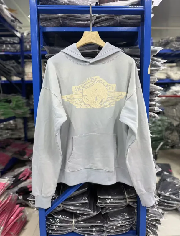 26SS New SAINT Mxxxxxx BABY MICHAEL HOODIE High-Street Oversized Cotton Hooded Sweater Printed Washed Hoodies For Men