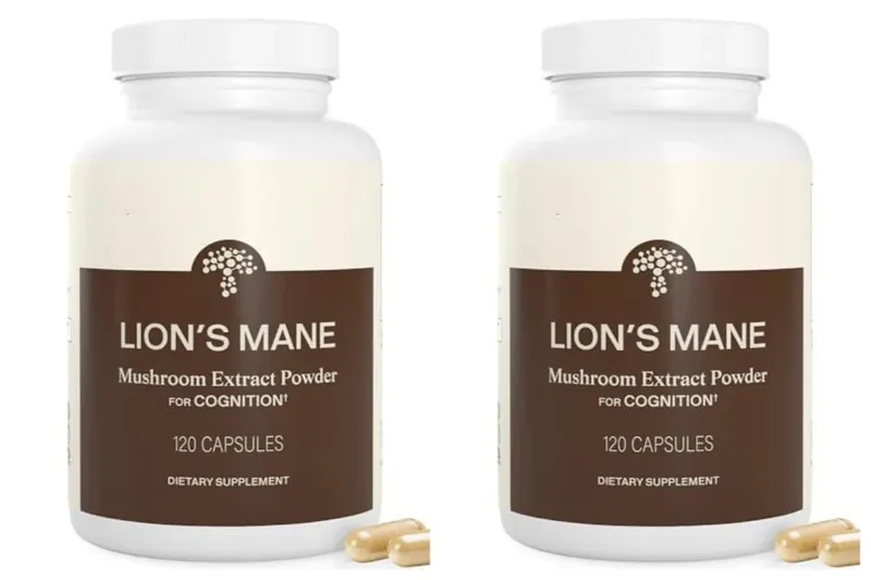 Lion's Mane Mushroom Extract 1000 mg with 300 mg Beta-Glucans Daily Focus and Wellness Support 120 Capsules 60 Servings — image 9