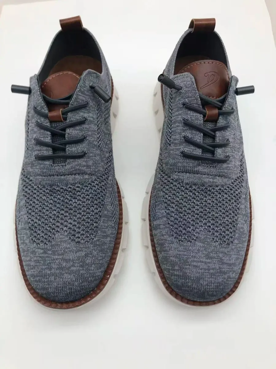 Men's Casual Dress Shoes Fashion Walking Sneakers Mesh Business Oxfords Work Lightweight Soft Sole
