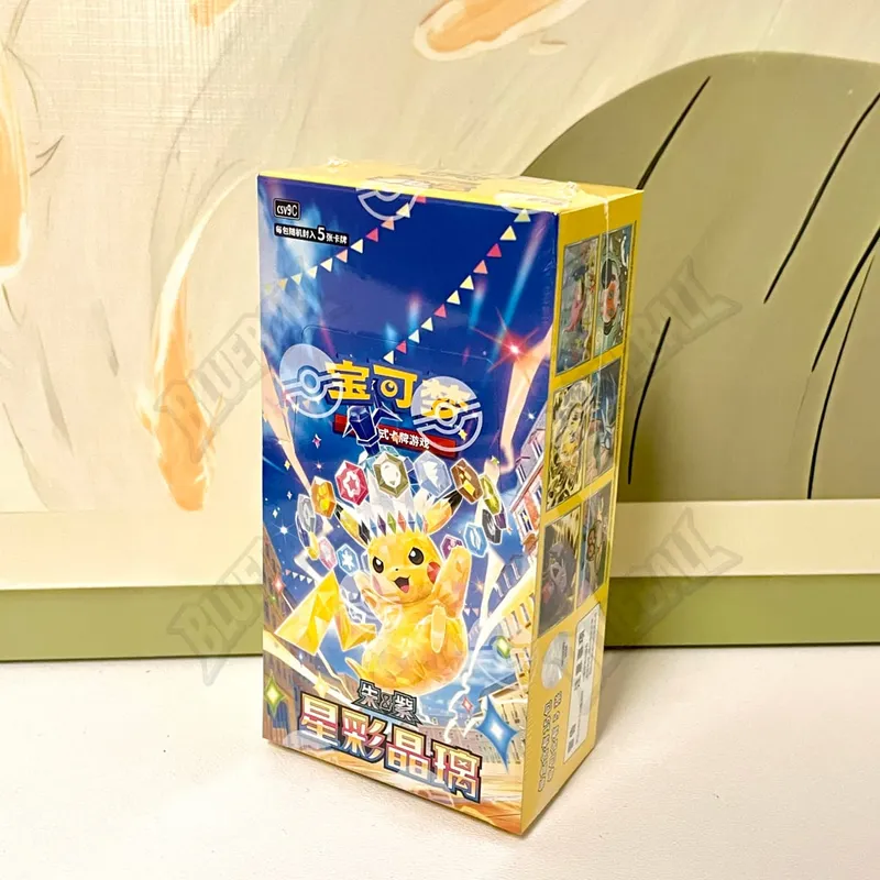 Pack de gemmes pokemon Violet écarlate Original Vol6, boîte fine TCG, cartes de combat à collectionner, Version chinoise simplifiée, jouets, cadeau