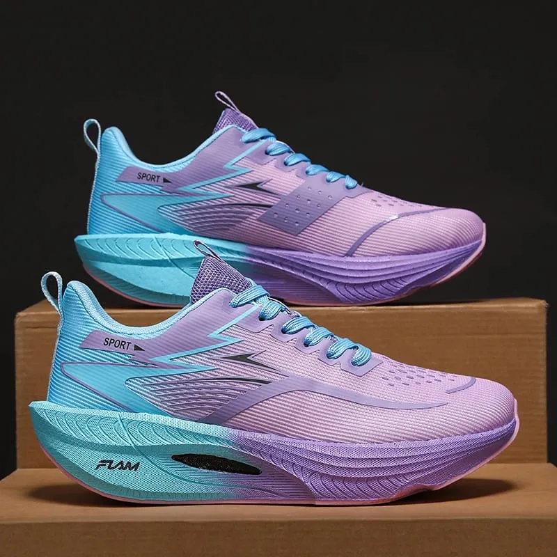 Marathon Running Shoes Men Casual Carbon Board Sports Breathable Lightweight Women's Comfortable Athletic Antiship Sneakers New
