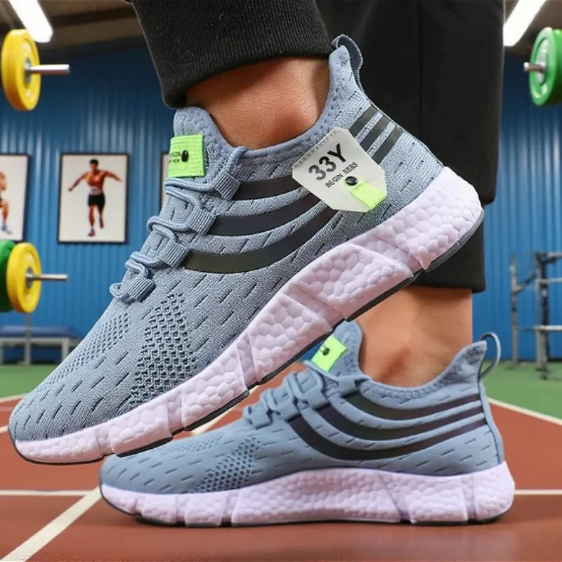 Heren Mesh Sneakers Lichtgewicht Comfortabele Zachte Ademende Loopschoenen Atletische Jogging Tenis Multi Gekleurde Wandelschoenen Heren
