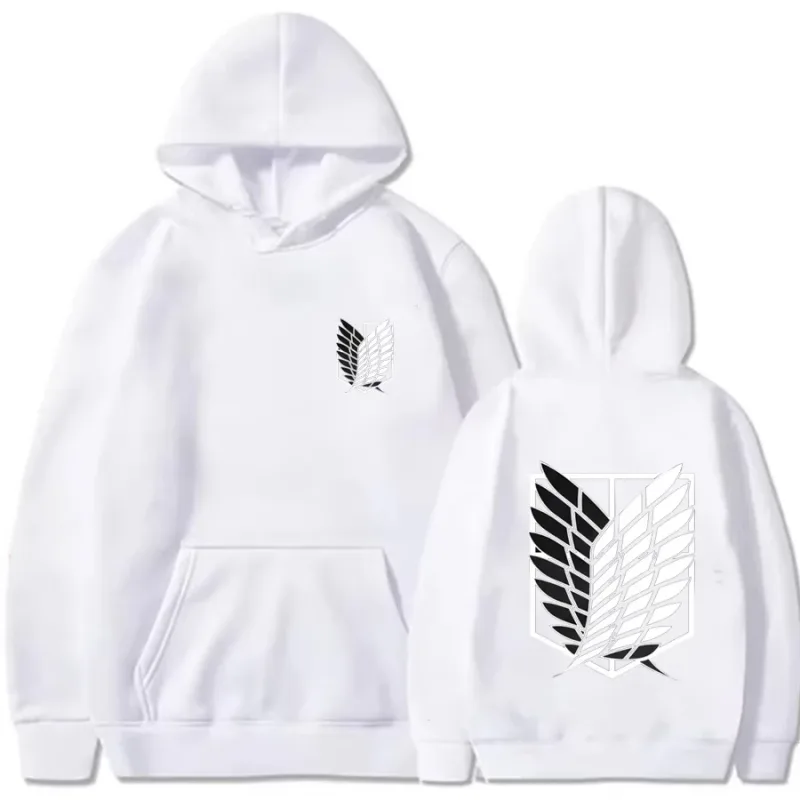 2026 Attack on Titan Men's Hoodie Anime Hoodies Men and Women Streetwear Pullover Harajuku Shingeki No Kyojin Hoodies Sweatshirt