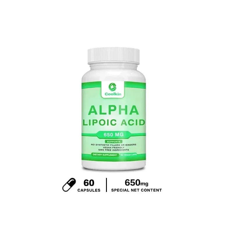 Alpha Lipoic Acid - for Nerve Health Circulation Brain Function Cognition Support Antioxidant Nutritional Supplement