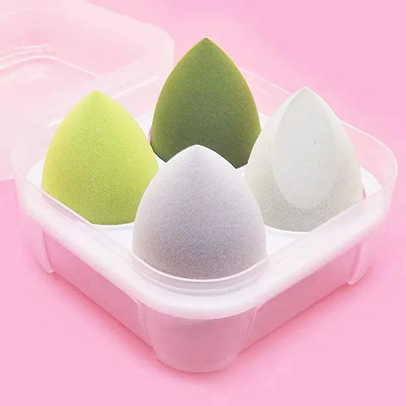 4/8/16pcs Cosmetic Puff Set Beauty Egg Wet And Dry Dual-Use Egg Makeup Foundation Sponge Air Cushion Puff Soft Makeup Tools