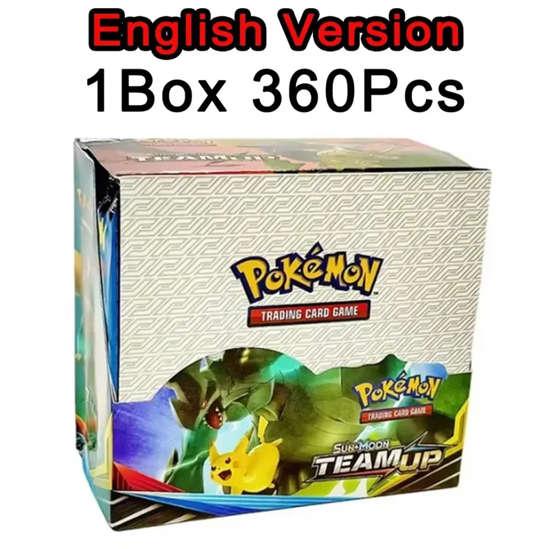 ** 360Pcs EnglishPokémonCards SunMoon Destined PSrismatic Evolutions Scarlet Violet 151 PALDEAN Booster Battle Transaction Card