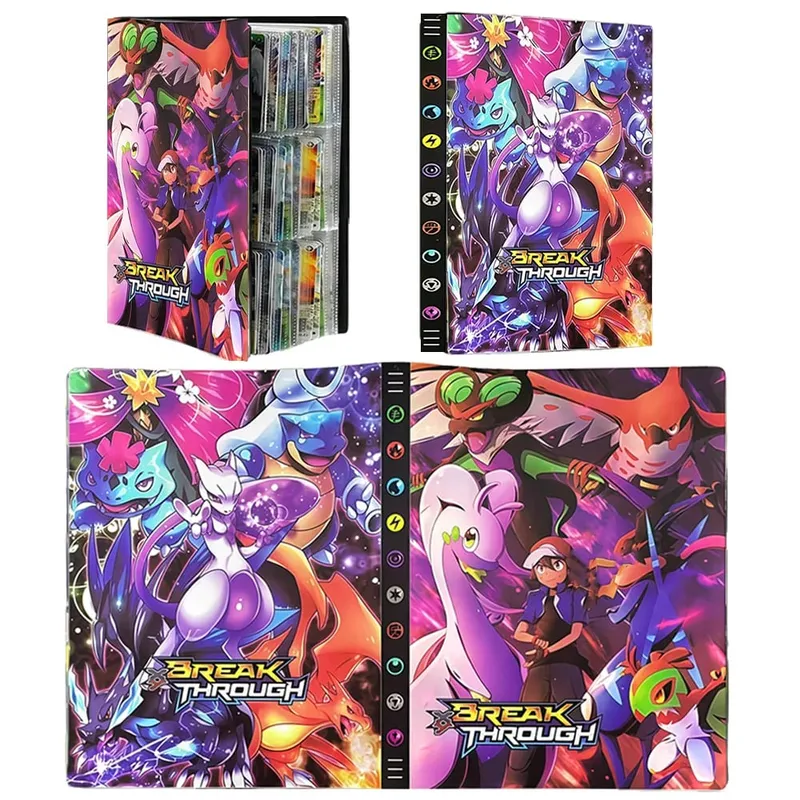 240/540PCS Pok é mon Cards Album Book Pokemon Game Charizard Card Album VMAX GX EX Holder Collection Binder Folder Kids Toy Gift