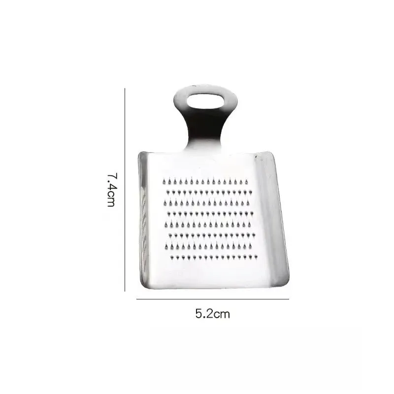 Multifunctional Stainless Steel Ginger Grater Spoon Garlic Ginger Spoons Versatile Kitchen Ginger Masher for Mincing Vegetable