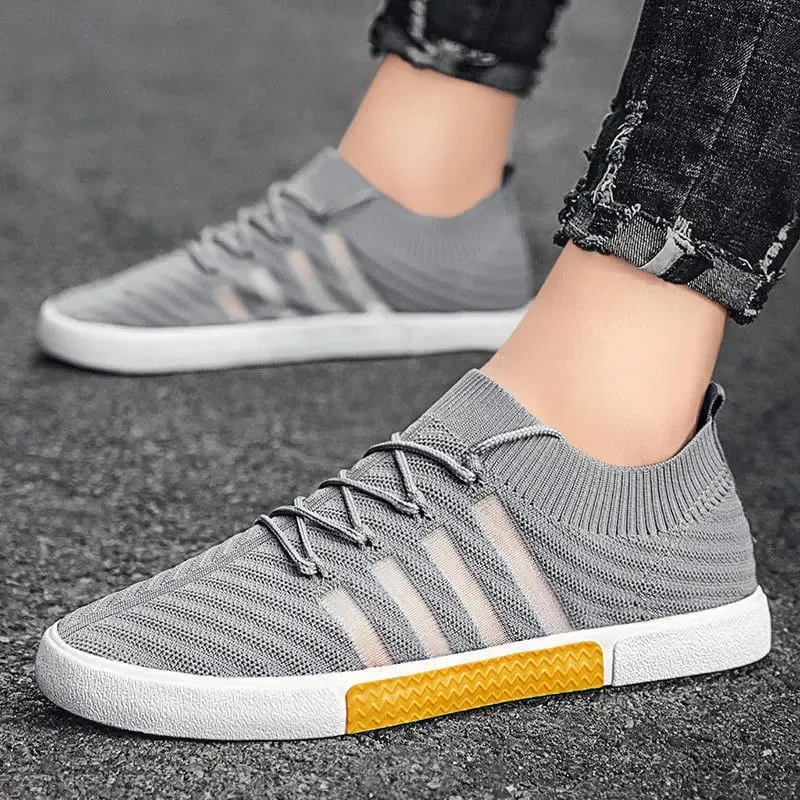 2022 Nieuwe Super Licht Mesh Mannen Running Sneakers Mode Trend Lace-Up Sportschoenen Ademend Tenis Masculino Comfort Anti-slip