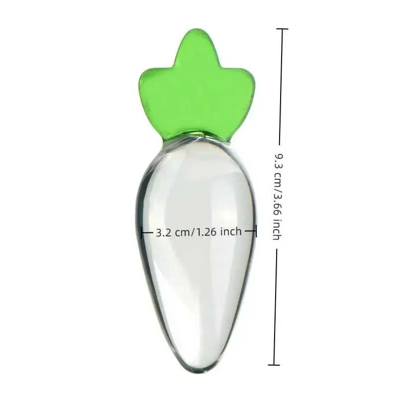 New Carrot Glass Anal Plug For Women Butt Plugs Penis Nightlife Anus Dildo Adult Masturbation Adult Gay Sex Toys Lover Gifts