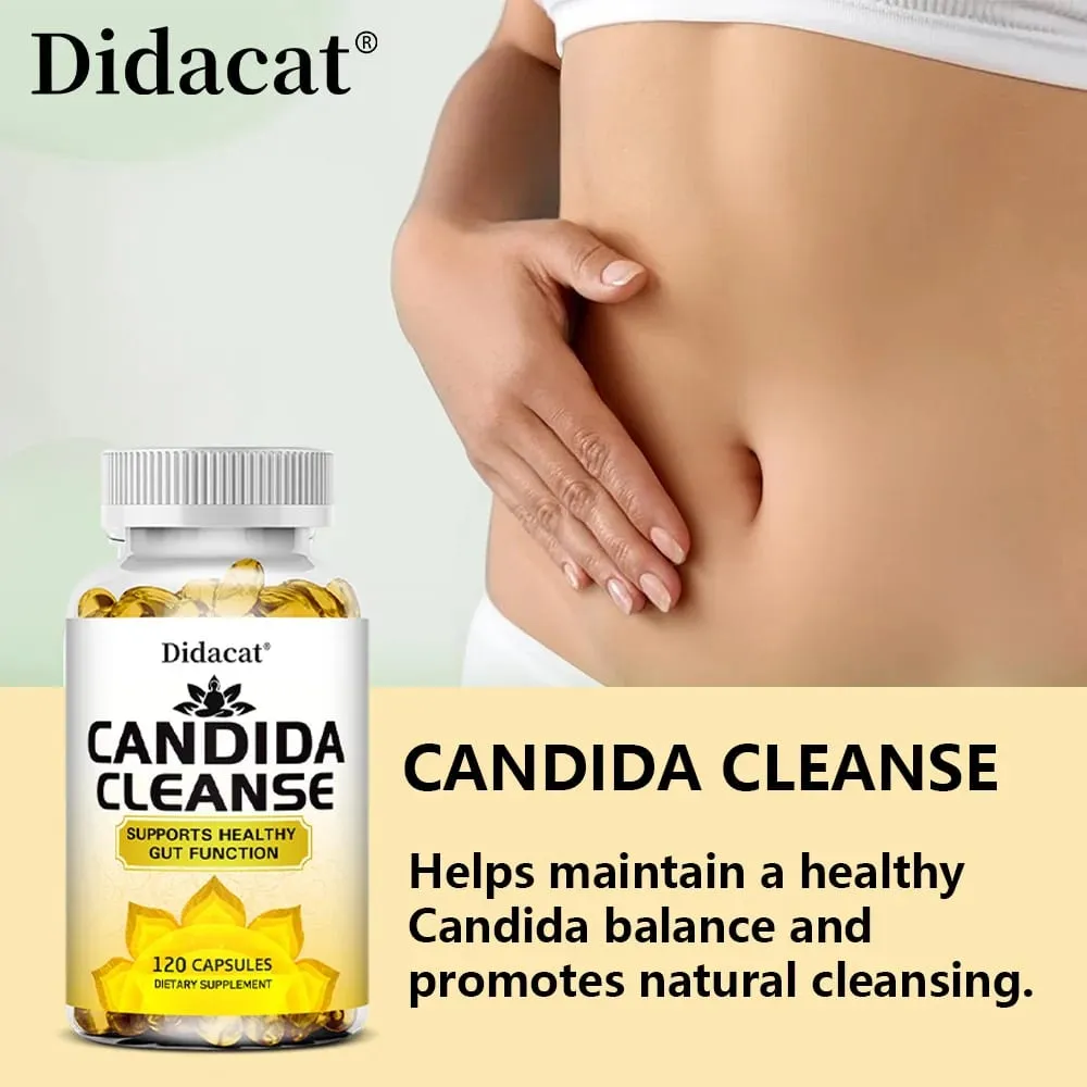 Candida Cleanse-Contains Natural Herbs and Probiotics To Support Healthy Bowel Function and Immune Health Suitable for Unisex