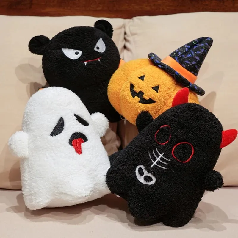 20cm Halloween Pillow Ghost Pumpkin Bat Plush Stuffed Party Prop Festival Doll Home Decro Birthday Gifts