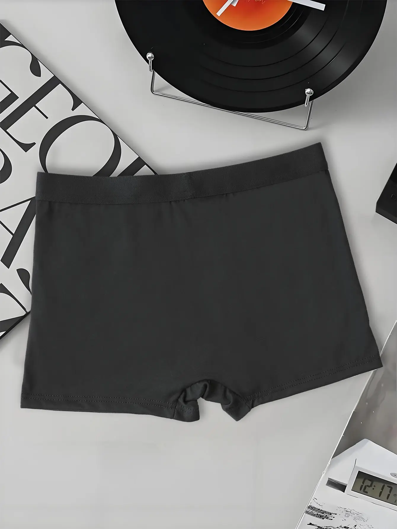Boxershorts för män med resår i midjan, mjuka boxershorts med tryckta intressanta uttryck, underkläder med stretchig passform för vardagsbruk
