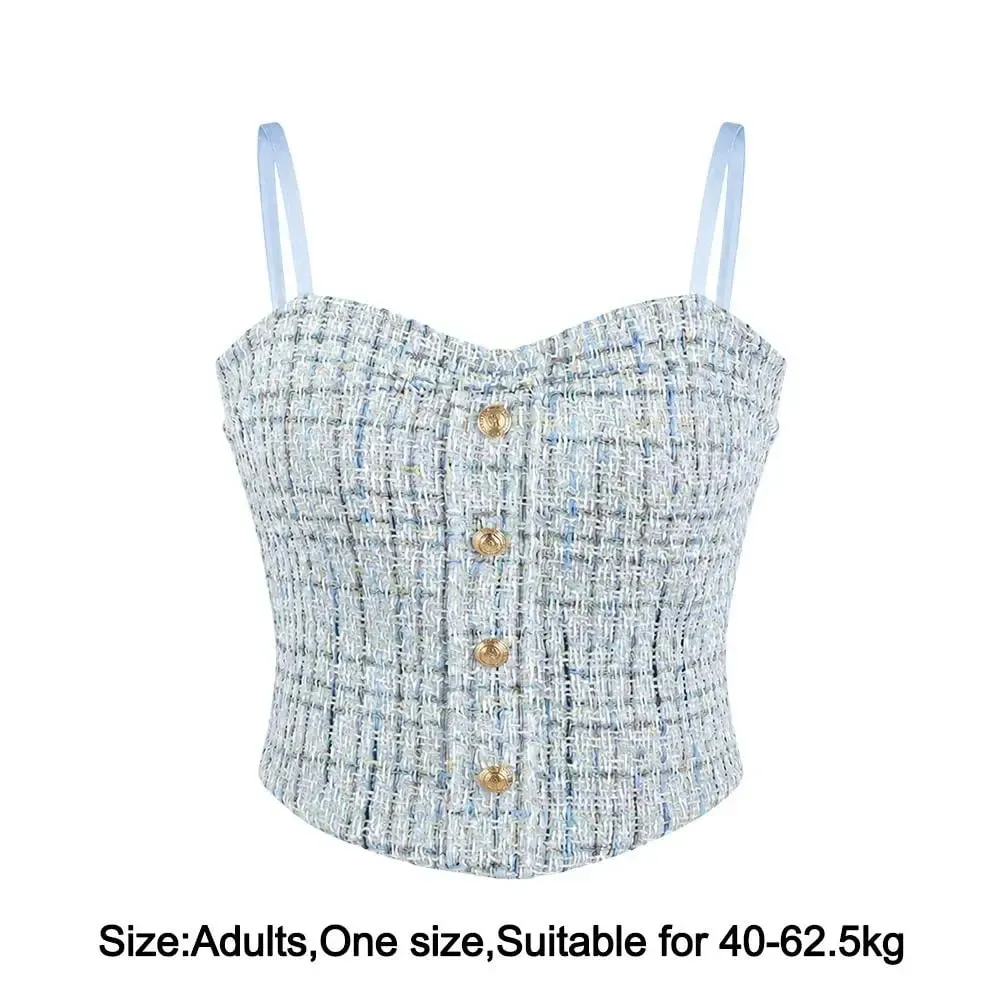 Casual Elegant Summer Tank Tops Slim Underwear Cami Top Shirt Sleeveless Chest Halter Vest Corset for Women