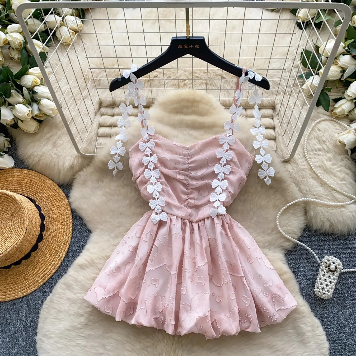Chic Sweet Lace Floral Vintage Slim Camis Korean Tanks Top Elegant Basic Crop Top Women Bustier