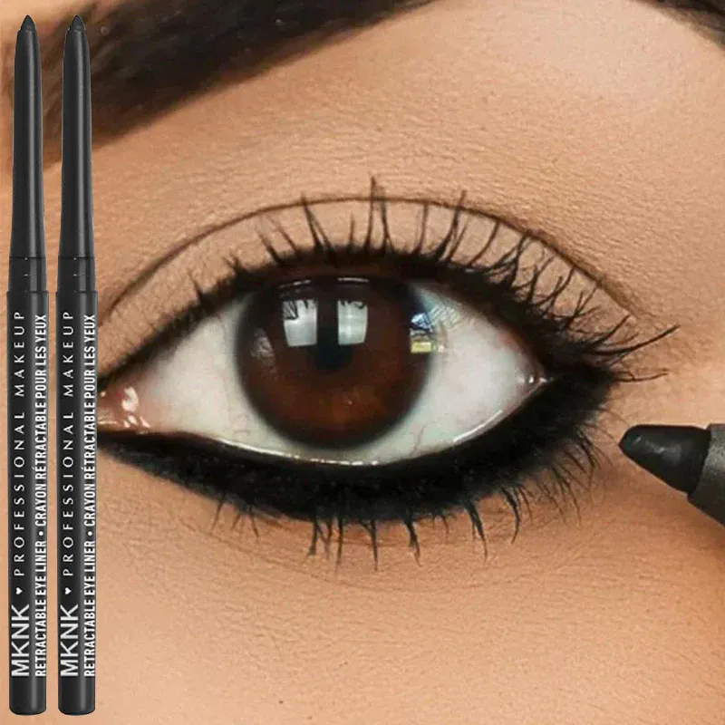 8 Colors Waterproof Black Eyeliner Gel Pencil Smudge-Proof Long-Lasting Beginner-Friendly Eye Makeup High Pigment Eye Liner Pen