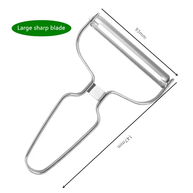 Peeler Gulay Prutas Hindi kinakalawang na Asero Knife Repolyo Graters Salad Patatas Slicer Mga Accessory sa Kusina Mga Tool sa Pagluluto Malapad ang Bibig