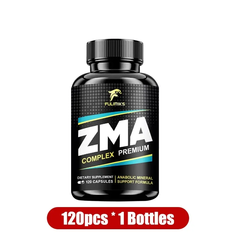 Buy 2 Get 2 Free! Easter Gift ZMA Supplements Capsules with Zin Vitamin B-6 Support Energy Brain Overall Health