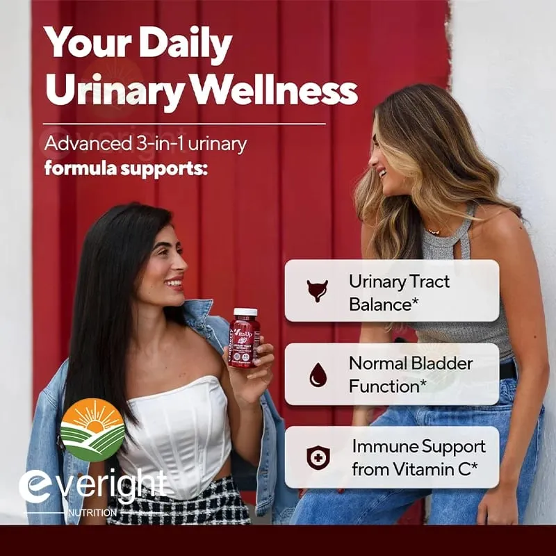Cranberry Capsules for Women - UTI Defense Blend with Vitamin C E - Urinary Tract & Bladder Kidney Vaginal pH Health Support