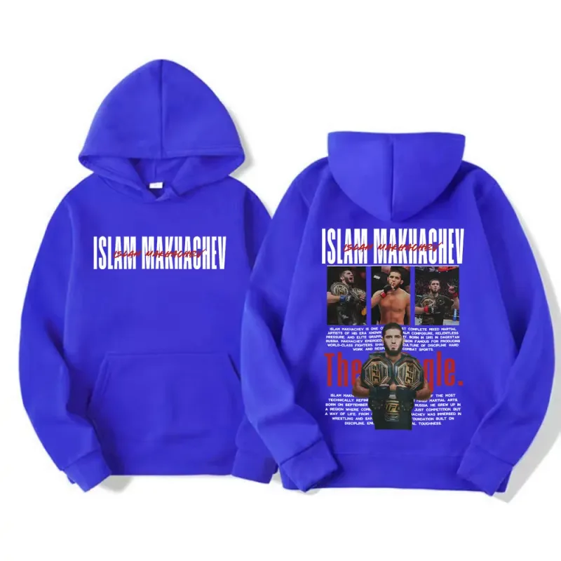 Limited Islam Makhachev Classic Graphic Sweatshirts Men Women Fashion Gothic Oversized Hoodies Casual High Quality Fleece Hoodie