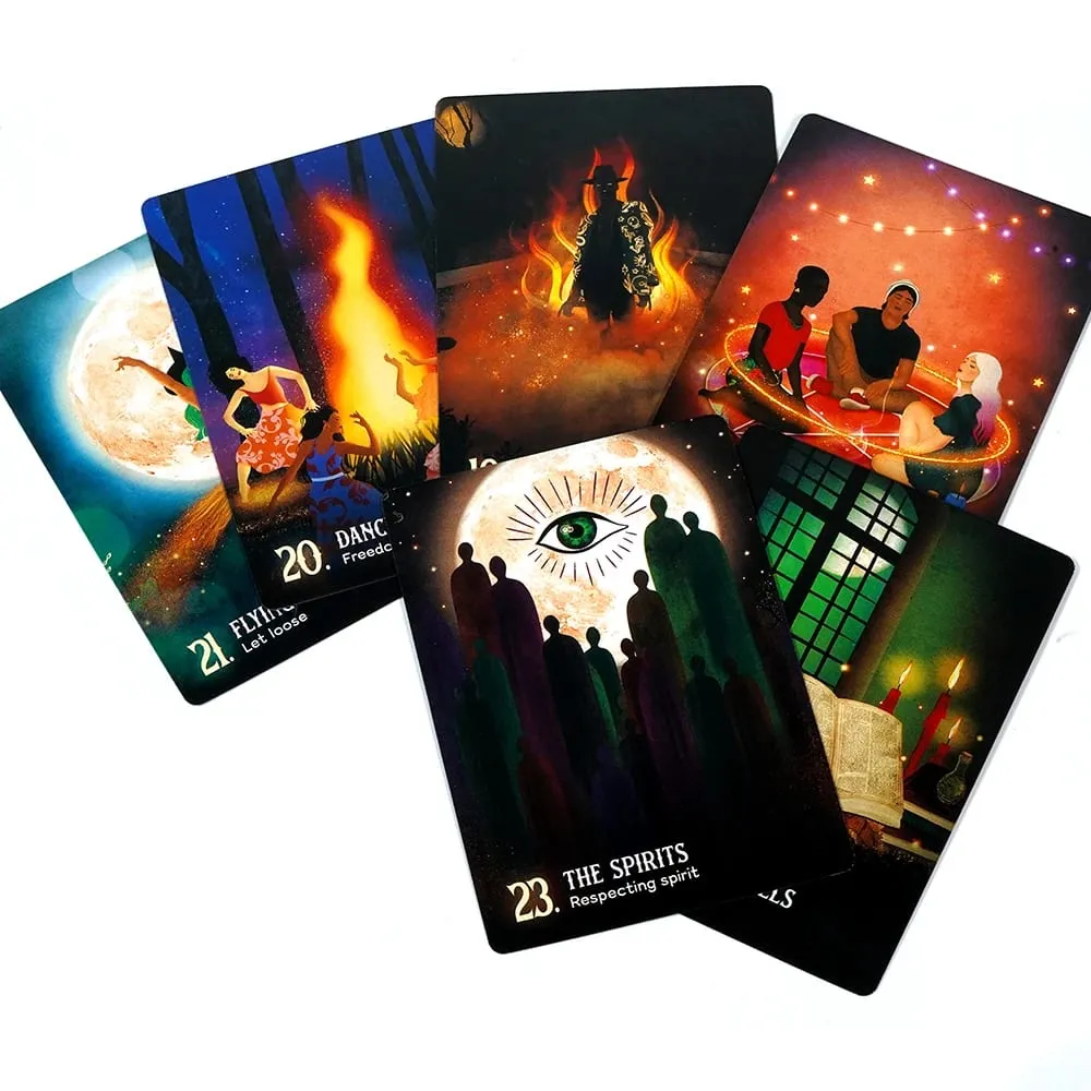 Witching Hour Oracle Deck Awaken Your Inner Magic Lorriane Anderson Olivia Bürki 44 Cards Spiritual Guidance Self-Discovery Witc