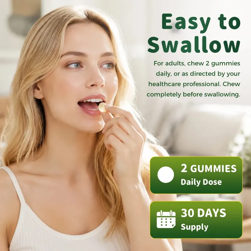 Mulittea Naturlig Grøntsager & Frugt Gummies Anti-Forstoppelse Detox Daglig Frugt Hjælper fordøjelsen Flere vitaminer Supplement