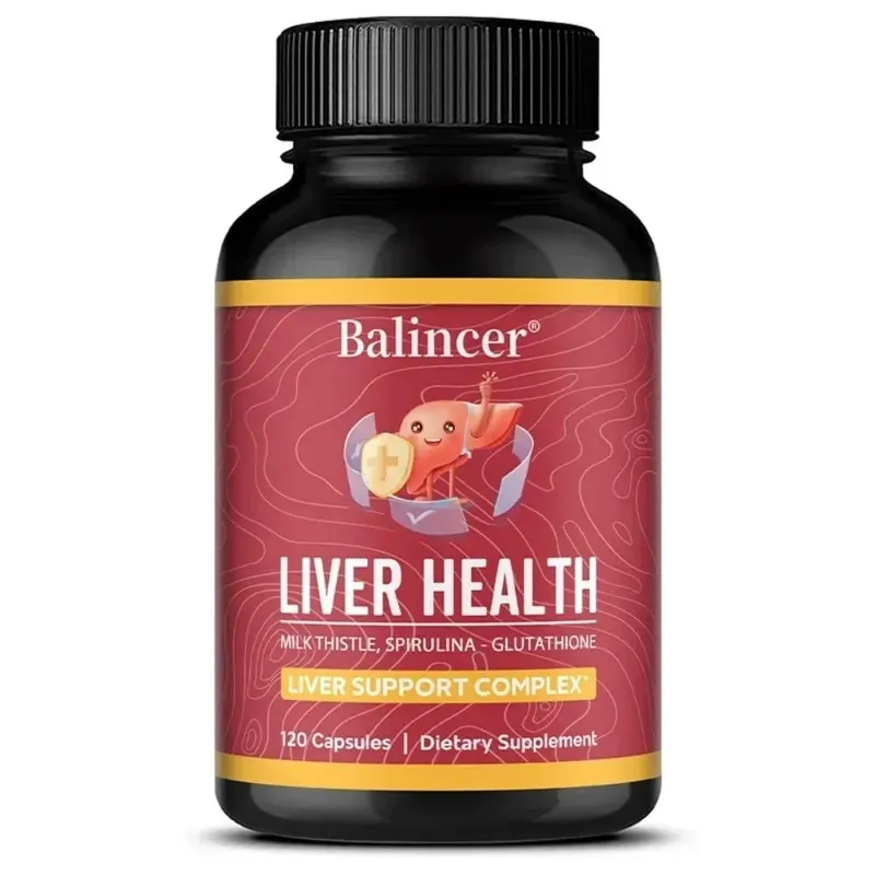 Liver Cleansing Detox Capsules Health Liver Support Colon Cleansing Repair Natural Herbal with Dandelion Milk Thistle