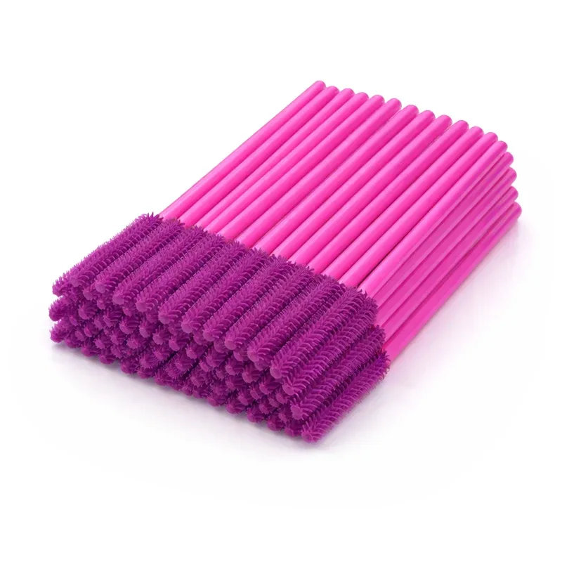 Silicone Eyelash Brush Mascara Wands Applicator Eyebrow Comb Rod Spoolies Eyelashes Brushes Lash Extension Supplies Makeup Tools