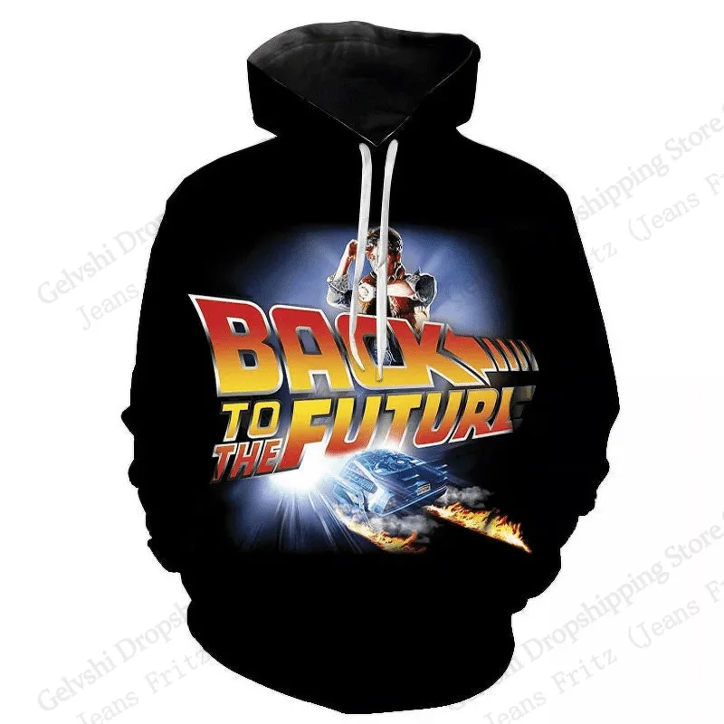 Movie Back To Future 3d Print Hoodie Men Women Fashion Hoodie Sweatshirt Outwear Coat Men Hoodies Winter Clothes Sportwear