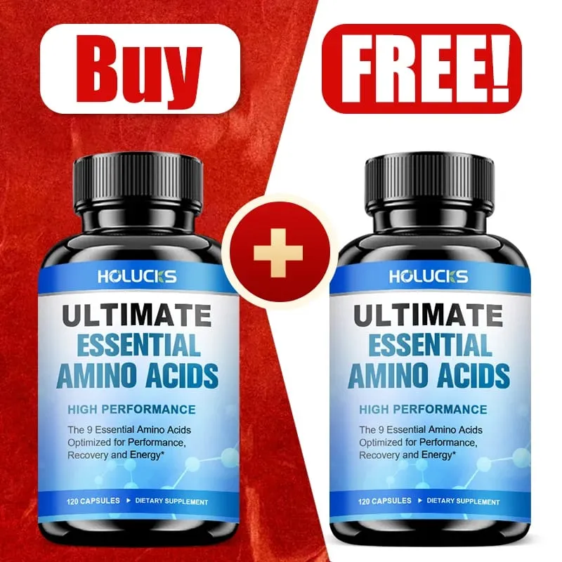 Essential Amino Acids EAA Supplement 9 EAAs 120 Tablets Muscle Recovery Energy Performance