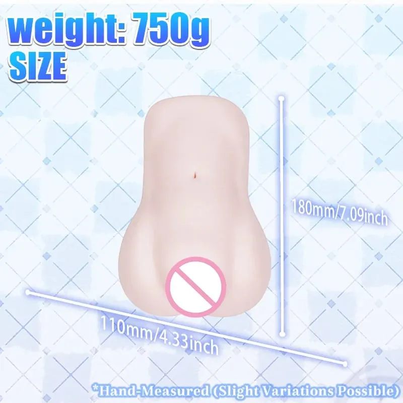 Japanese Anime Style Male Masturbator 4 Layers of Material Super Thick Fleshy Adult Masturbation Cup Sex Toy Pocket Pussy 18+