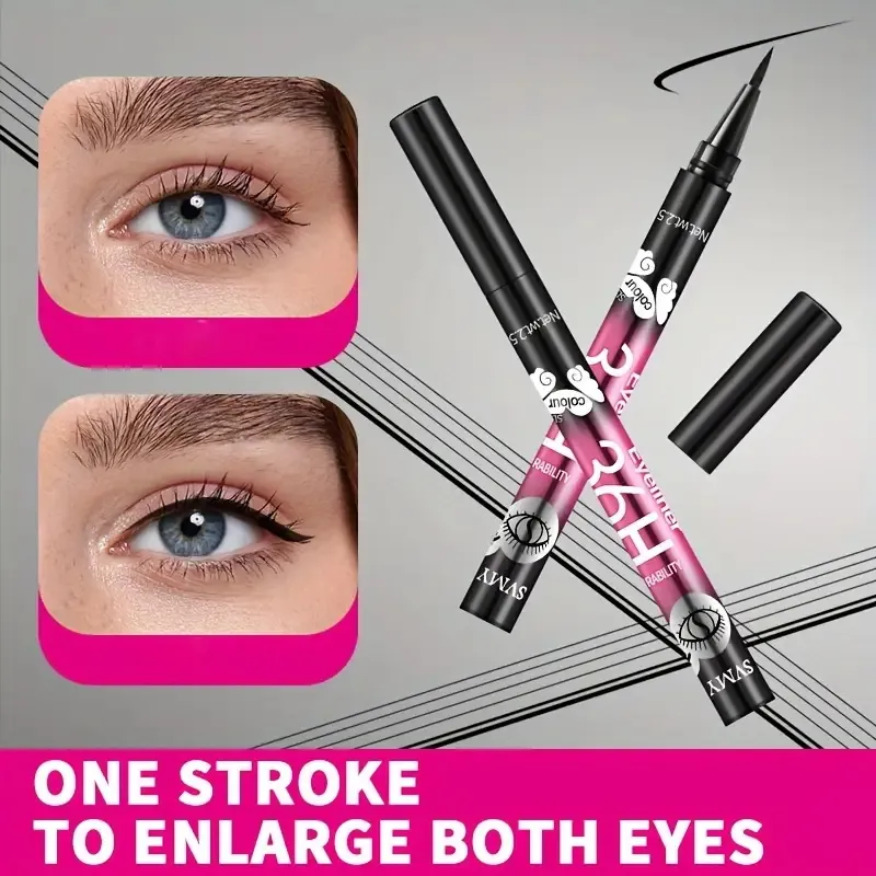 3pcs/5pcs Waterproof Black Eyeliner Pencils-Smudge-Proof Long-Lasting &Beginner-Friendly Eye Makeup