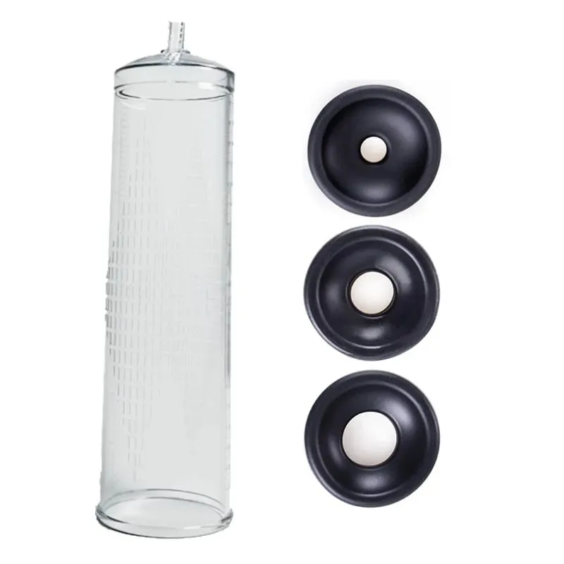 Accessories for Penis Pump Cylinder Flask Part Sealed Sleeves Replacement for Dick Extender Enhancer Vacuum Pumps Sex Toys Men