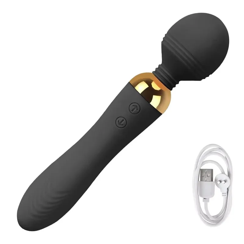 Magic Wand 2 Motor Vibrators For Women Nipple Vaginal Clit Stimulator Anal Plug Big Dildo Female Masturbator Sex Toys Men Erotic