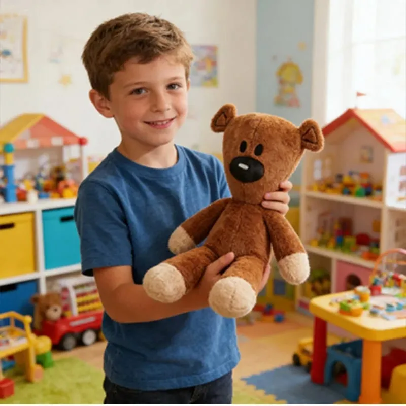 27cm Fun Mr Bean Teddy Bear Plush Toy Stuffed Animals Cute Coffee Bear Baby Stuffed Doll Mini Pillow Decor Soft Children Birthda