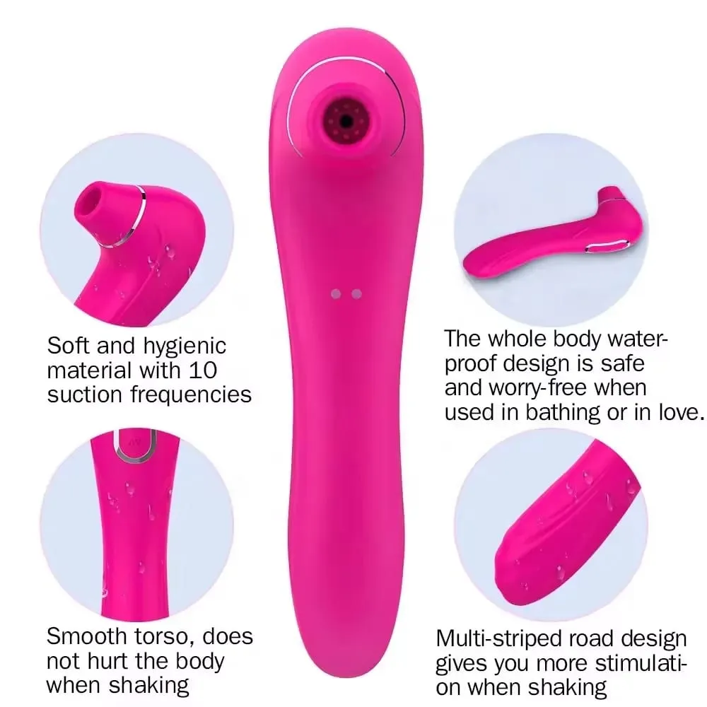 Clit Sucking Blowjob Vibrator For Women Clitoral Sucker Nipple Clitoris Stimulator Waterproof Vagina Shop For Adults Sex Toys