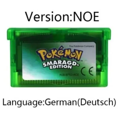 GBA Video Game Cartridge Console Card Pokemon Emerald Ruby FireRed LeafGreen Sapphire Multi-language for GBA/NDS