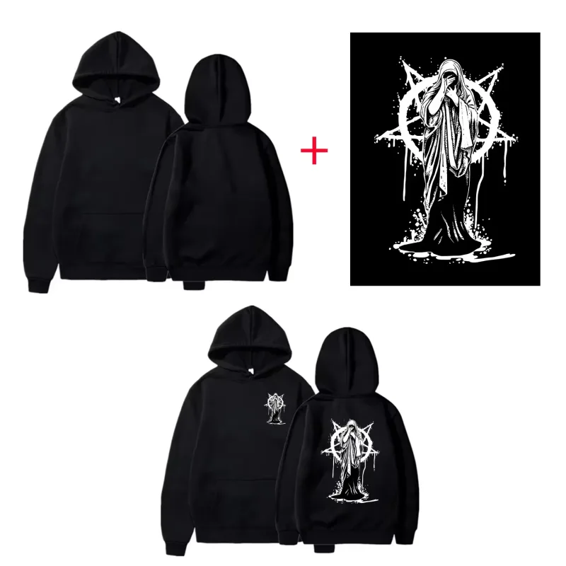 Custom logo printed men's women's casual hoodies long sleeve hoodies autumn and winter personalized street style sweatshirts.