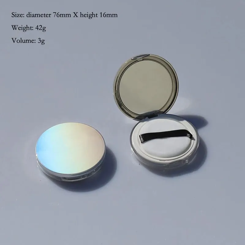 10 Pieces Combo Sale Price For Super Ultra-thin 5g Makeup Packaging Loose Powder Setting Powder Case With Puff