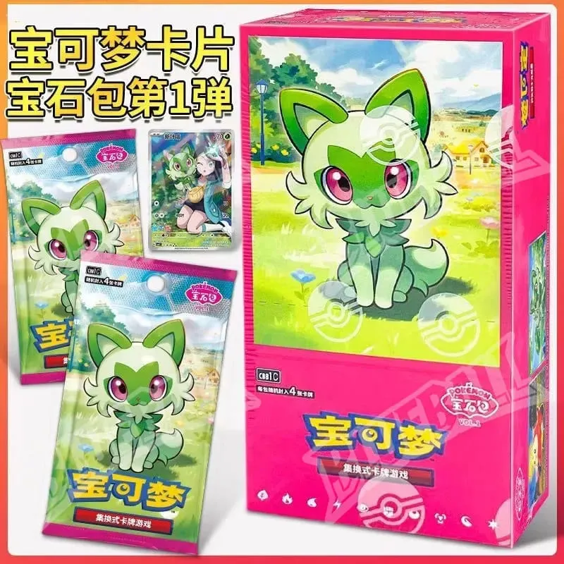 Pack de gemmes pokemon Violet écarlate Original Vol6, boîte fine TCG, cartes de combat à collectionner, Version chinoise simplifiée, jouets, cadeau