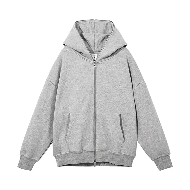 Men's and women's full zip hooded jackets zip hoodies casual cardigans streetwear hip-hop PVDY2K clothing spring fashion