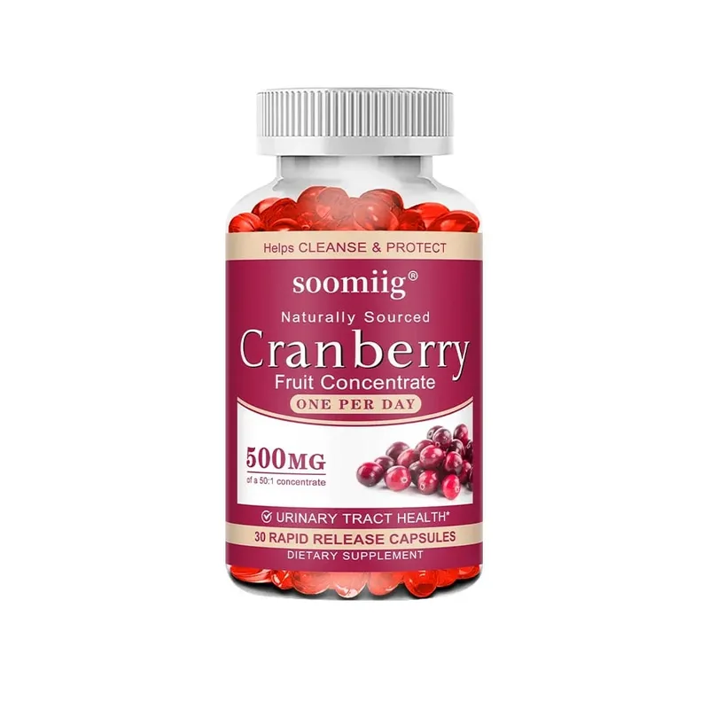 Viên nang nam việt quất hữu cơ - Giàu vitamin C hỗ trợ sức khỏe đường tiết niệu và bàng quang Thúc đẩy quá trình giải độc làm sạch