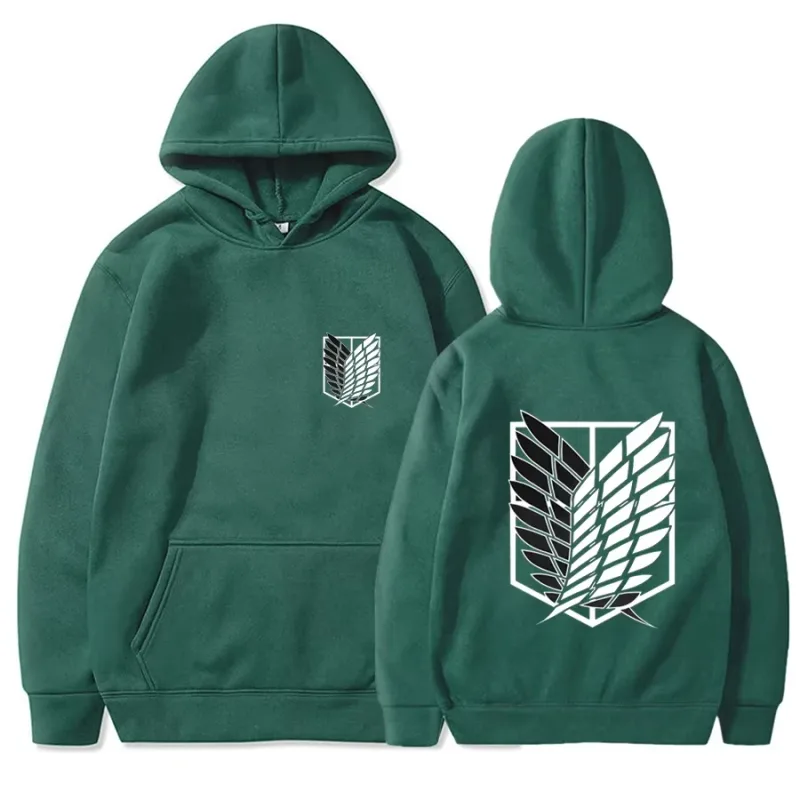 2026 Attack on Titan Men's Hoodie Anime Hoodies Men and Women Streetwear Pullover Harajuku Shingeki No Kyojin Hoodies Sweatshirt