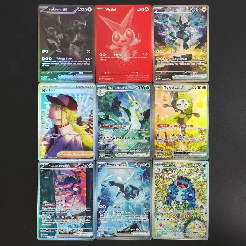 Pokemon Card PTCG Foil Proxy English Gengari Rayquaza Vmax Giratian Lugia V Mew Latias Latios EX Collectibles Trading Card Game