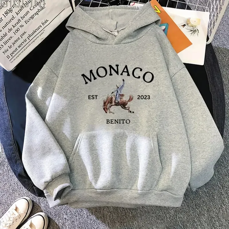 New Album Nadie Sabe Lo Que Va Pasar Manana Sweatshirts Men women's Grunge Street Hoodies Clothes Sweatshirts Harajuku