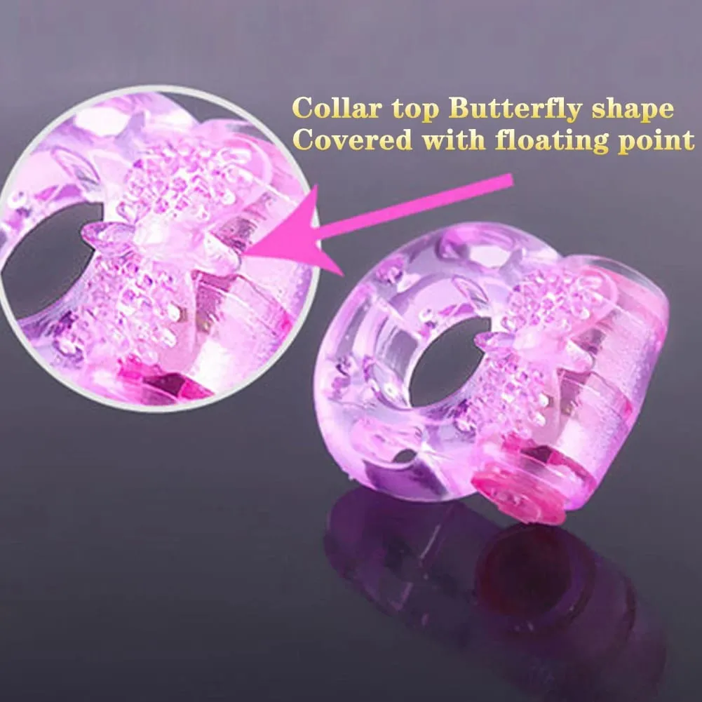 Vibrating Penis Ring Stimulator Strong Penis Erect Cock Ring Cage Stamina Training Sex Toys For Men Couple