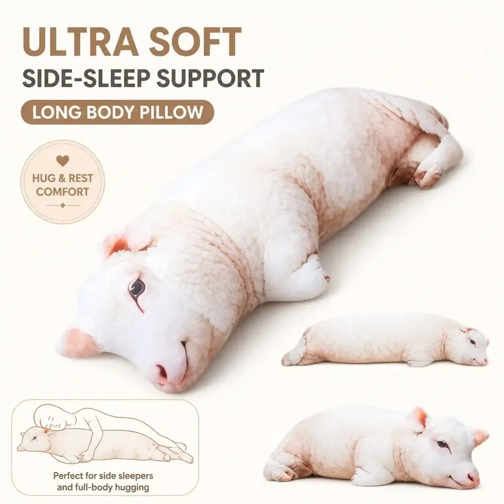 Plush Material Animal Body Pillow 40cm Size Soft Texture Animal Cushion Doll Toys PP Cotton Filled Plush Fabric